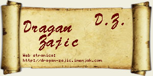 Dragan Zajić vizit kartica